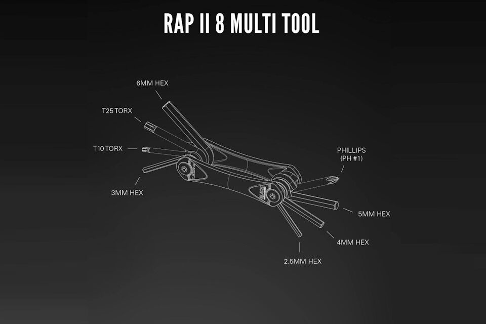 Multiherramienta Lezyne Rap II 8 - Imagen 2
