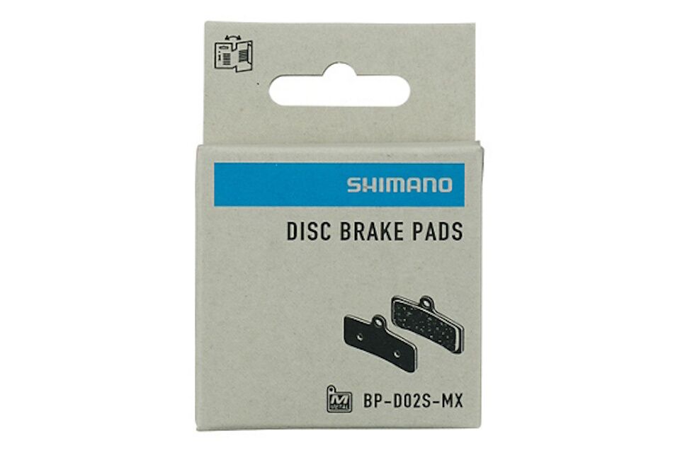 Pastillas de freno Shimano D02S-MX y muelle con pasador de aletas