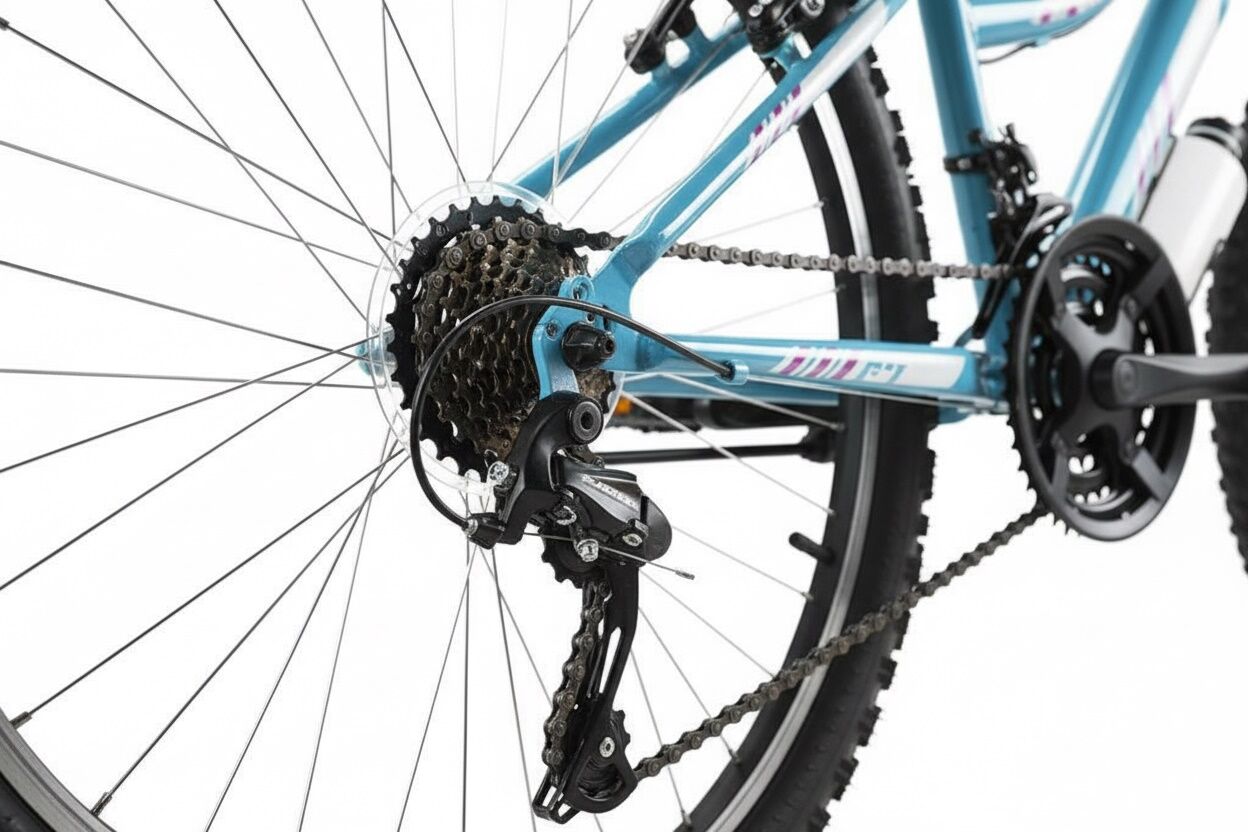 Bicicleta JL Wenti 26" Aluminio, 1x7 Vel con Doble Mando Shimano, Barra Alta o Barra Baja - Imagen 7