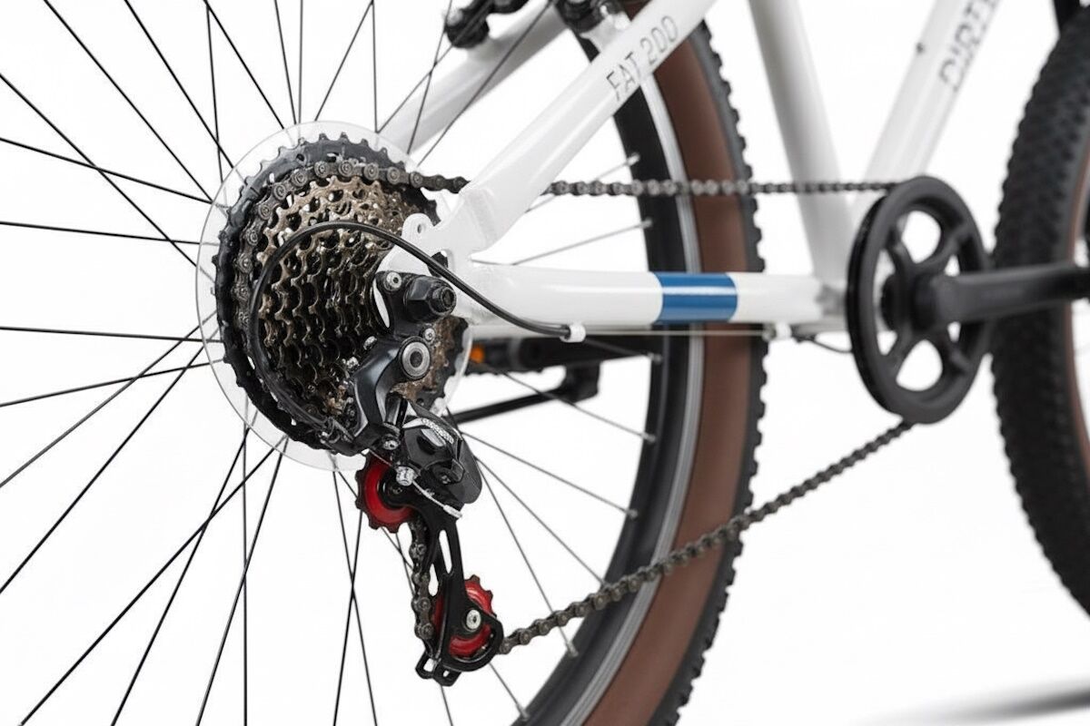 Bicicleta MTB 26” Niñ@ FAT200 Ruedas Gordas 2.40 con Suspensión Delantera – Ideal Playa y Arena (130–150 cm) - Imagen 9