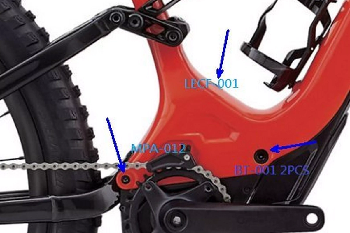 Kit tornillos montaje motor Specialized Turbo Levo Carbon Gen 1 MY2018 S184200045 - Imagen 2