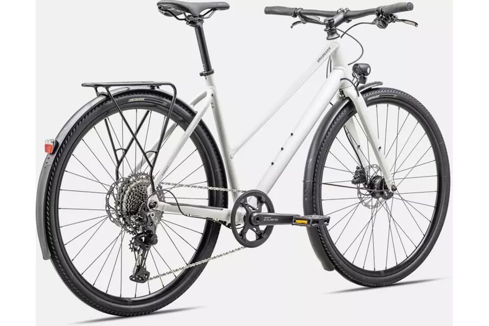 Specialized Sirrus X 3.0 EQ Step-Through 2026 – Híbrida equipada con Shimano CUES 1x11 (11–50), buje dinamo con luces, portabultos Racktime y guardabarros DRYTECH - Imagen 6
