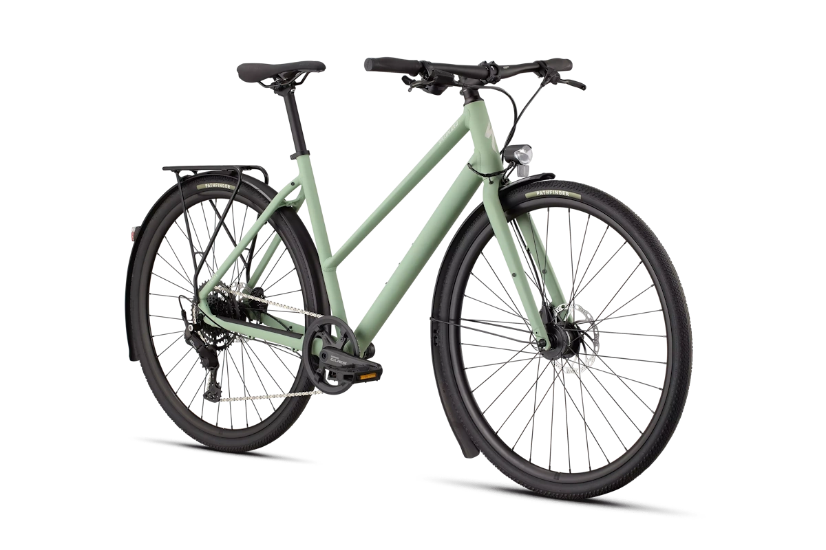 Specialized Sirrus X 2.0 EQ Step-Through 2026 – Bici urbana mixta equipada con portabultos, guardabarros y luces a dinamo + Shimano CUES 1x9 (11–46) y frenos hidráulicos - Imagen 5