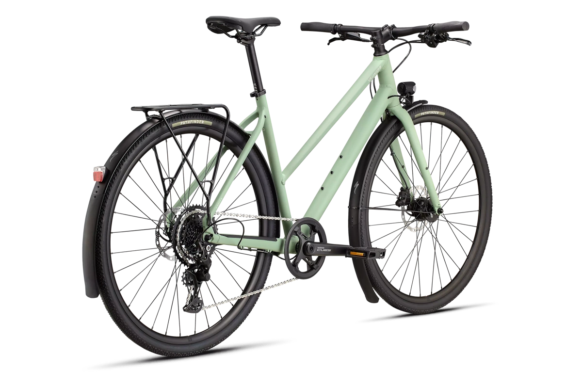 Specialized Sirrus X 2.0 EQ Step-Through 2026 – Bici urbana mixta equipada con portabultos, guardabarros y luces a dinamo + Shimano CUES 1x9 (11–46) y frenos hidráulicos - Imagen 6