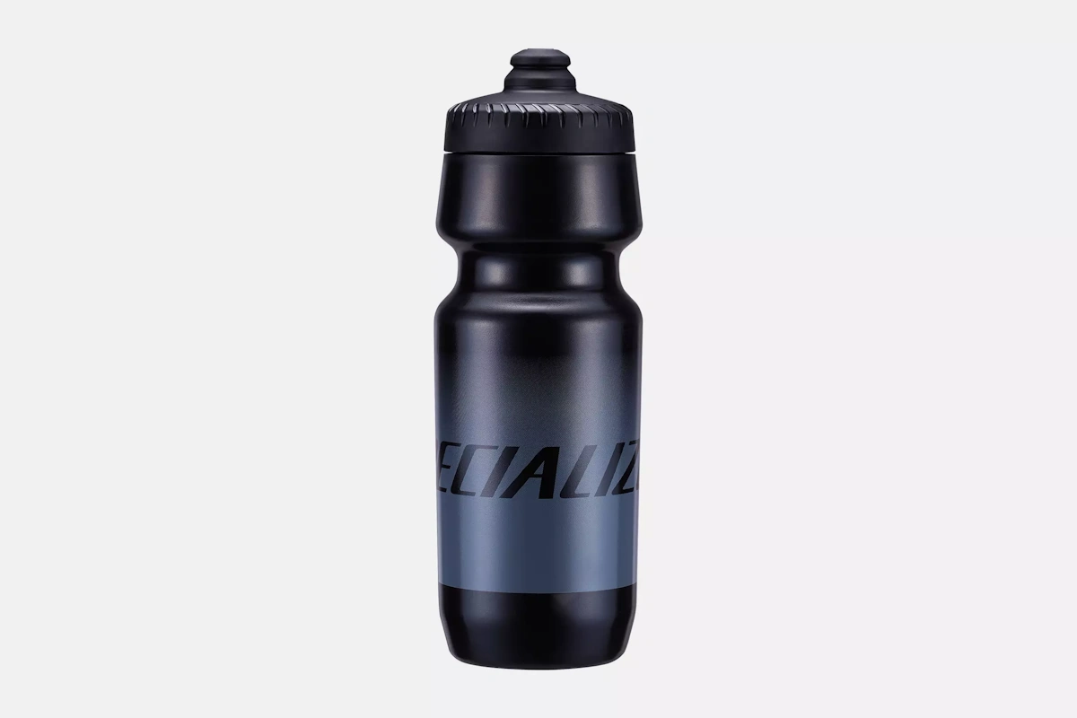 Bidón Specialized Big Mouth 700 ml Wordmark Fade - tapa de rosca hermética, boca ancha y alto caudal