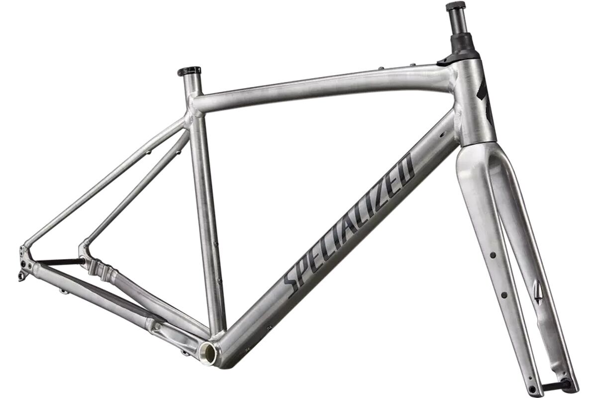 Cuadro Specialized Diverge E5 EVO 2023 GLOSS BRUSHED SMOKED LIQUID METAL/BLACK - Imagen 2