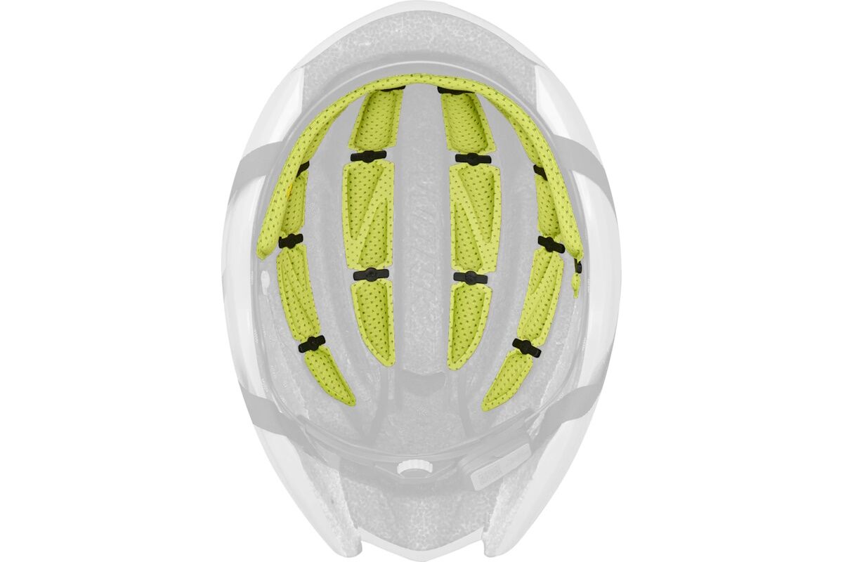 Repuesto de almohadillas Specialized para casco S-Works Evade II MIPS y Evade 3 con compatibilidad por talla