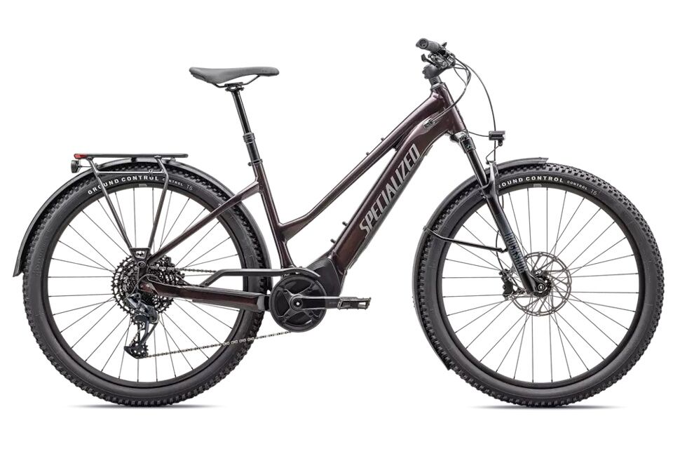 Bicicleta eléctrica para mujer Specialized Turbo Tero 5.0 EQ Step-Through 2026, diseñada para cicloturismo, transporte urbano y aventuras todoterreno. Destaca por su motor potente, batería de larga duración y tecnología avanzada. Compra segura en un Distribuidor Autorizado Exclusivo (DAE) para garantizar calidad y garantía oficial.