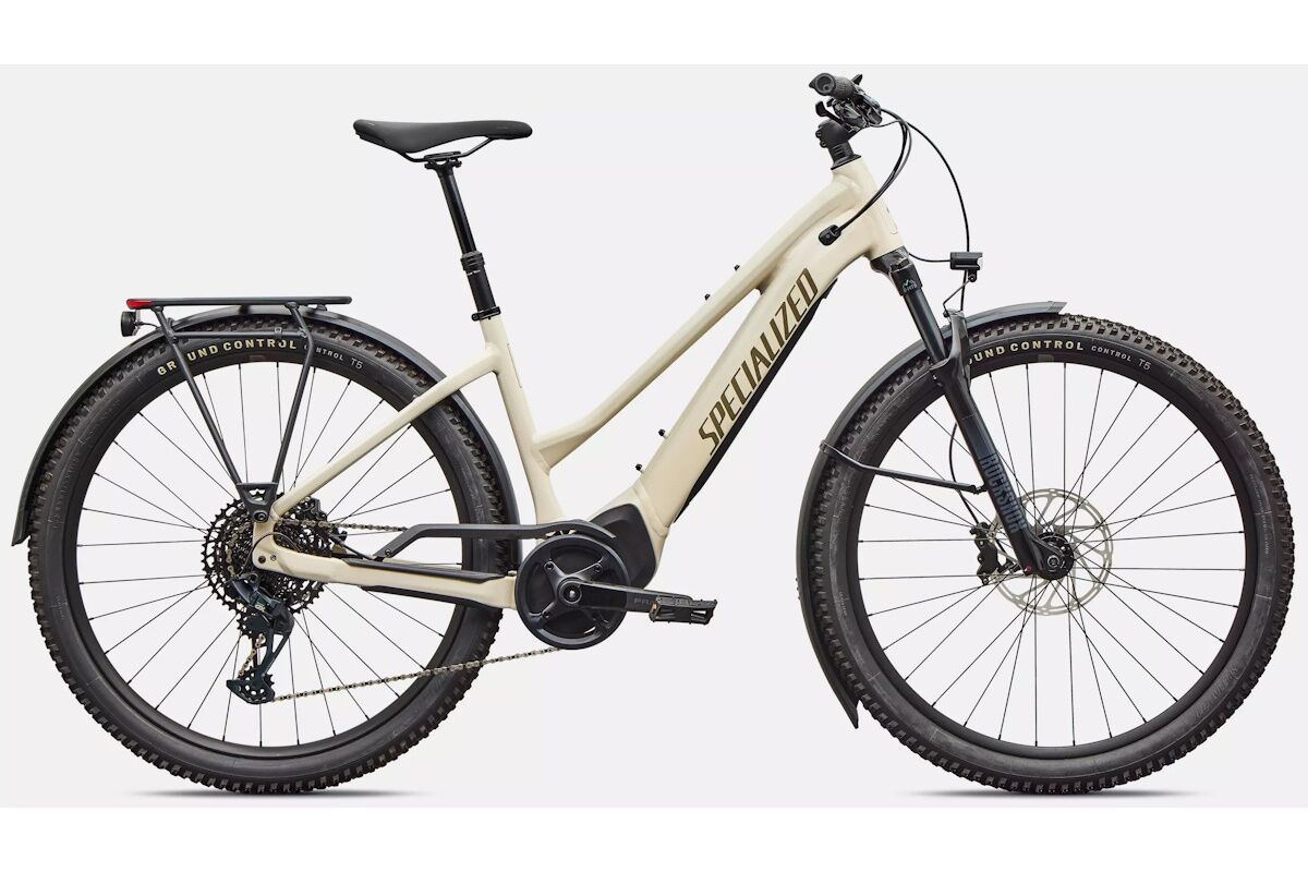 Bicicleta eléctrica para mujer Specialized Turbo Tero 5.0 EQ Step-Through 2026, diseñada para cicloturismo, transporte urbano y aventuras todoterreno. Destaca por su motor potente, batería de larga duración y tecnología avanzada. Compra segura en un Distribuidor Autorizado Exclusivo (DAE) para garantizar calidad y garantía oficial.