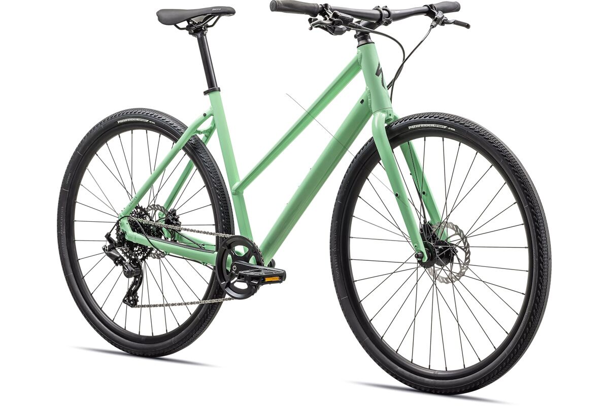 Specialized Sirrus X 2.0 Step-Through – Híbrida urbana-mixta con cuadro A1, Shimano CUES 1x9 (11–46), frenos hidráulicos y Pathfinder 700x40 (barra baja) - Imagen 3