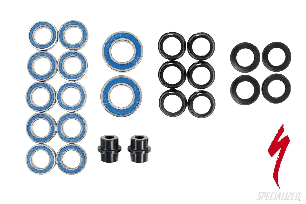 Kit de cojinetes de pivote de suspensión Specialized original para Turbo Levo 4, incluye cojinetes y espaciadores completos para todos los puntos de pivote, referencia S240600003.