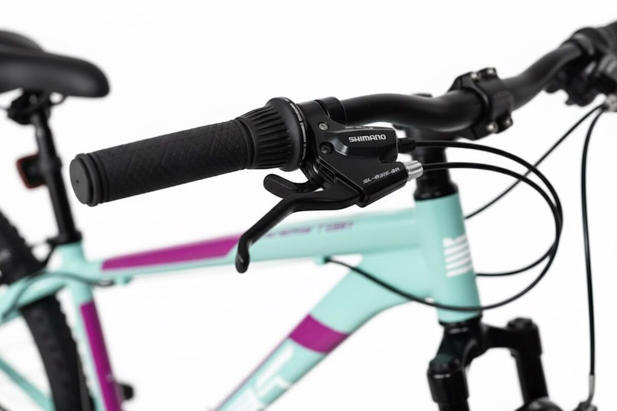 bicileta de montaña de aluminio con freno de disco Shimano 8v Rapidfaire