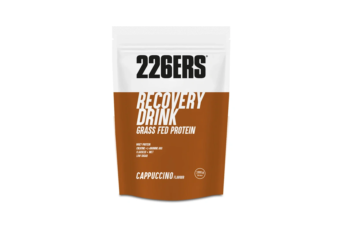 Bolsa de 1kg de Recovery Drink 226ERS Grass Fed disponible en sabor capuchino