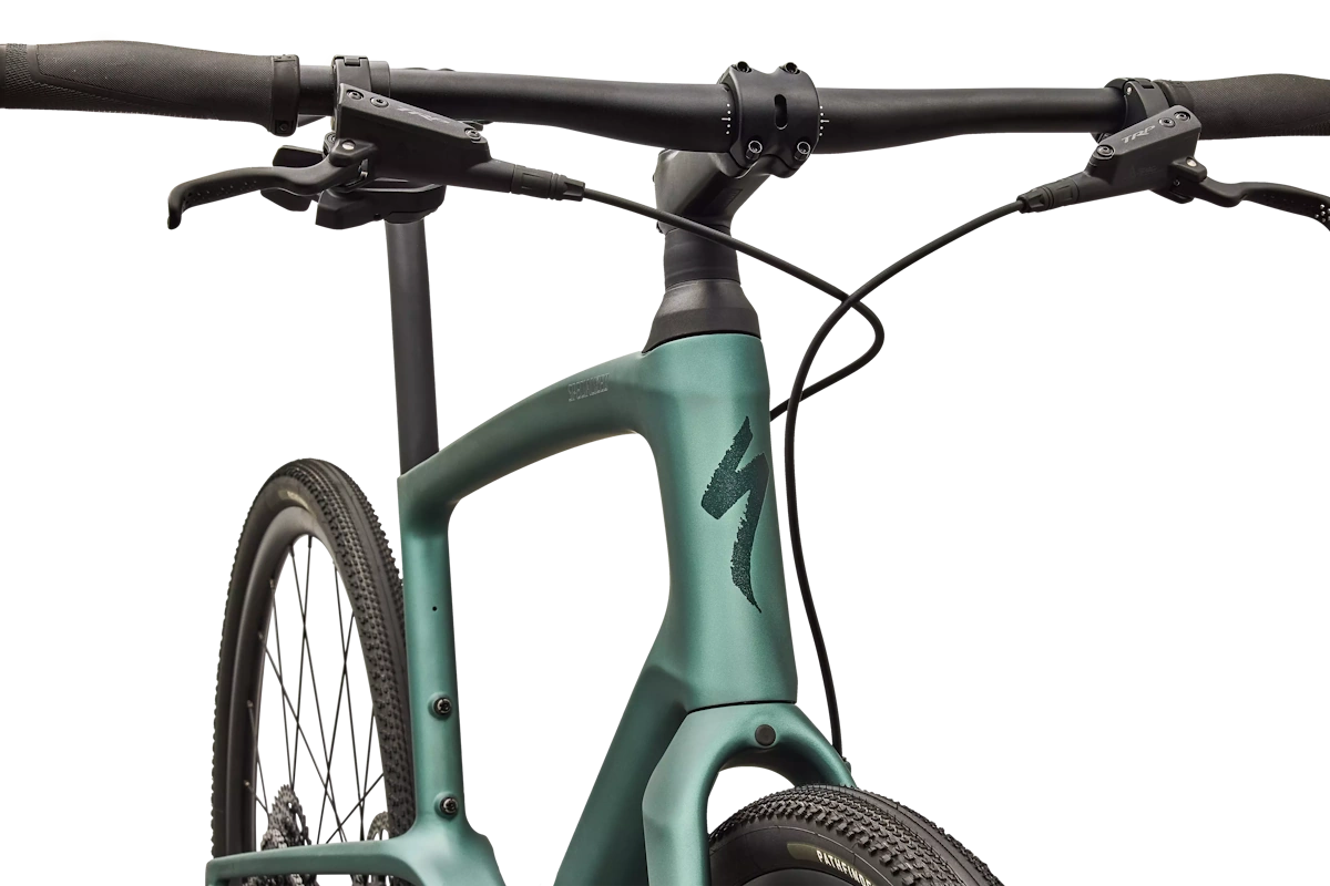 Specialized Sirrus X 6.0 – Fitness/gravel ligero de carbono FACT 9r con Compliance Junction, Future Shock 1.5, Shimano Deore Di2 1x12 (11–51) y Pathfinder TLR 700x40 - Imagen 8