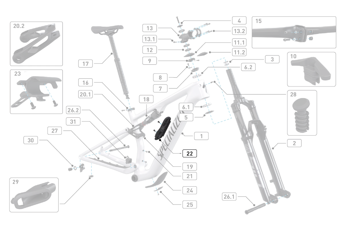 Puerta SWAT 4.0 Specialized S239900003 para almacenamiento tubo diagonal - Imagen 2