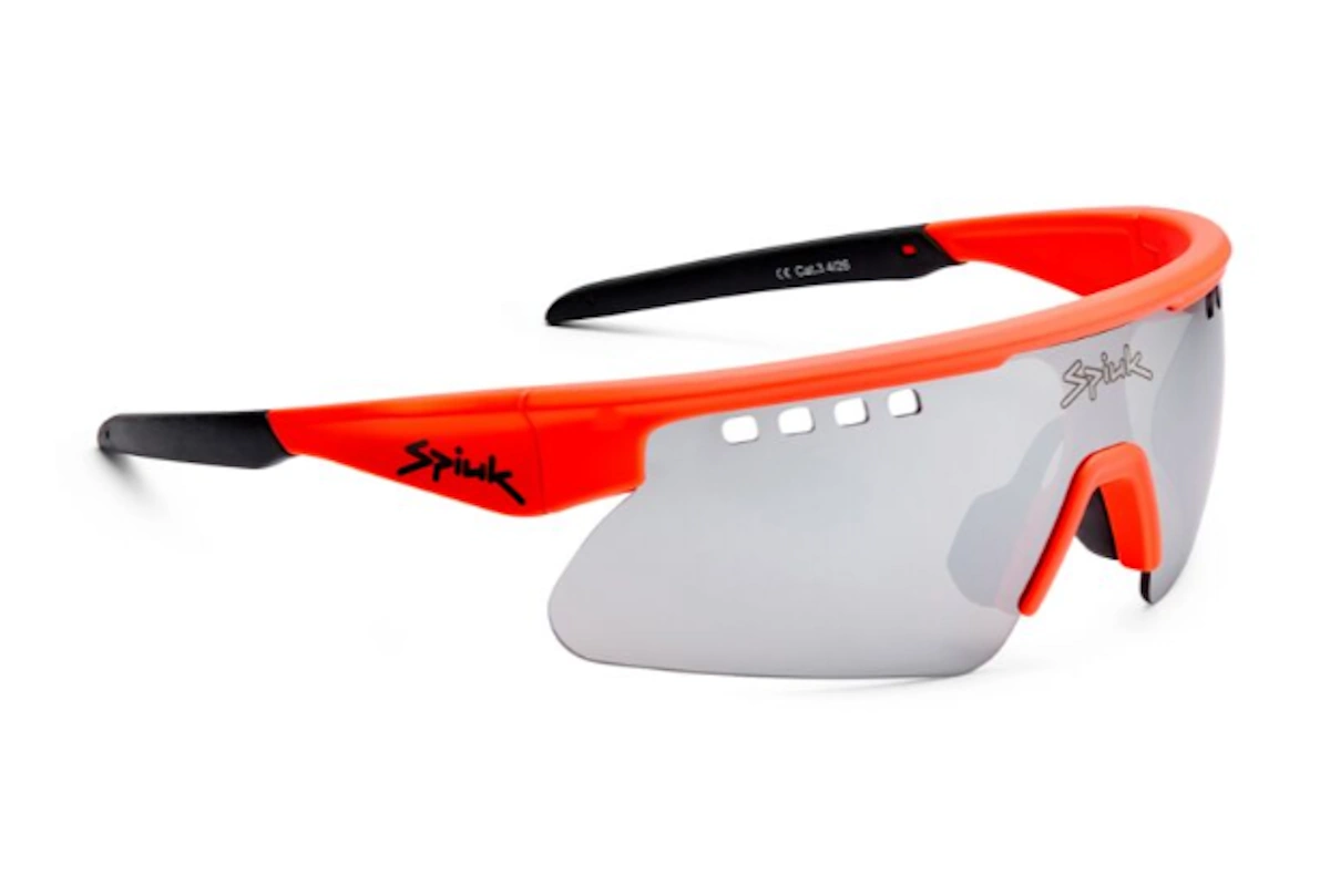 Gafas Spiuk Aloha Junior naranja espejo plata para ciclismo junior