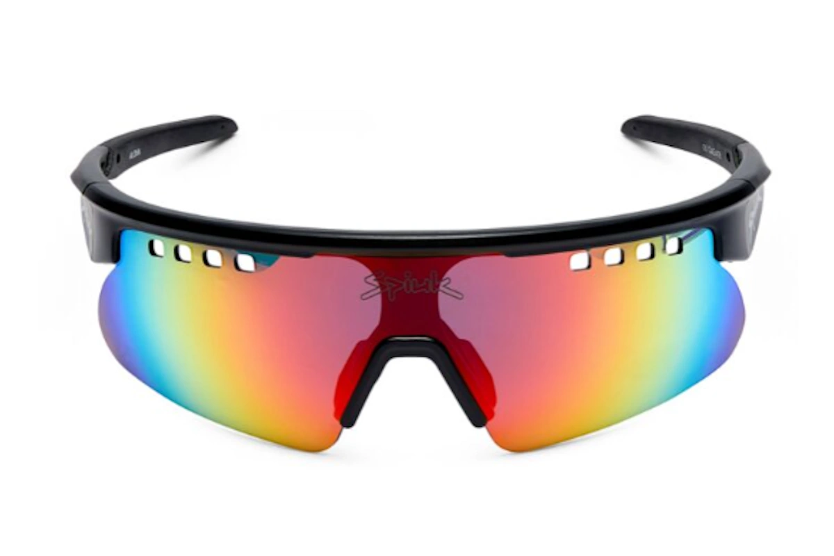 Gafas Spiuk Aloha Junior negro espejo rojo para ciclismo junior