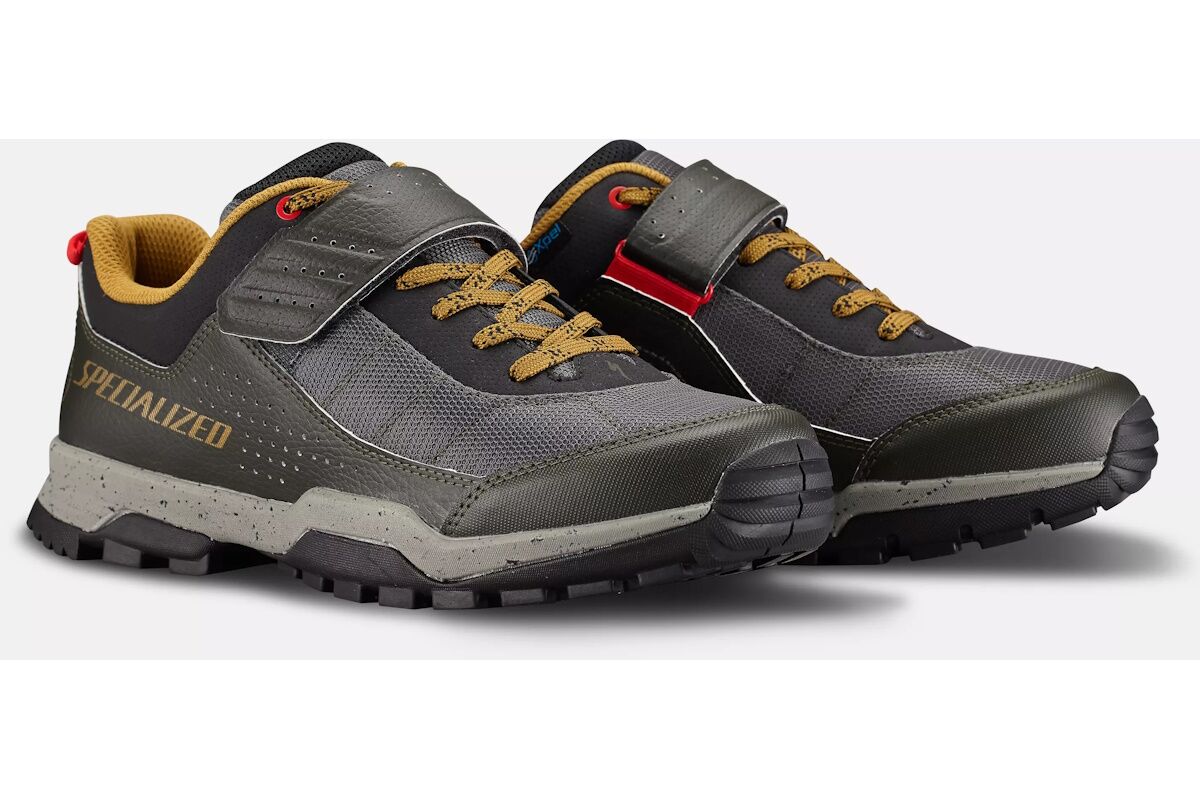 Zapatillas Specialized Rime 1.0 MTB: Body Geometry, X-PEL hidrófugo, suela SlipNot y ajuste Relaxed Fit. Eficiencia y resistencia para tu montaña.