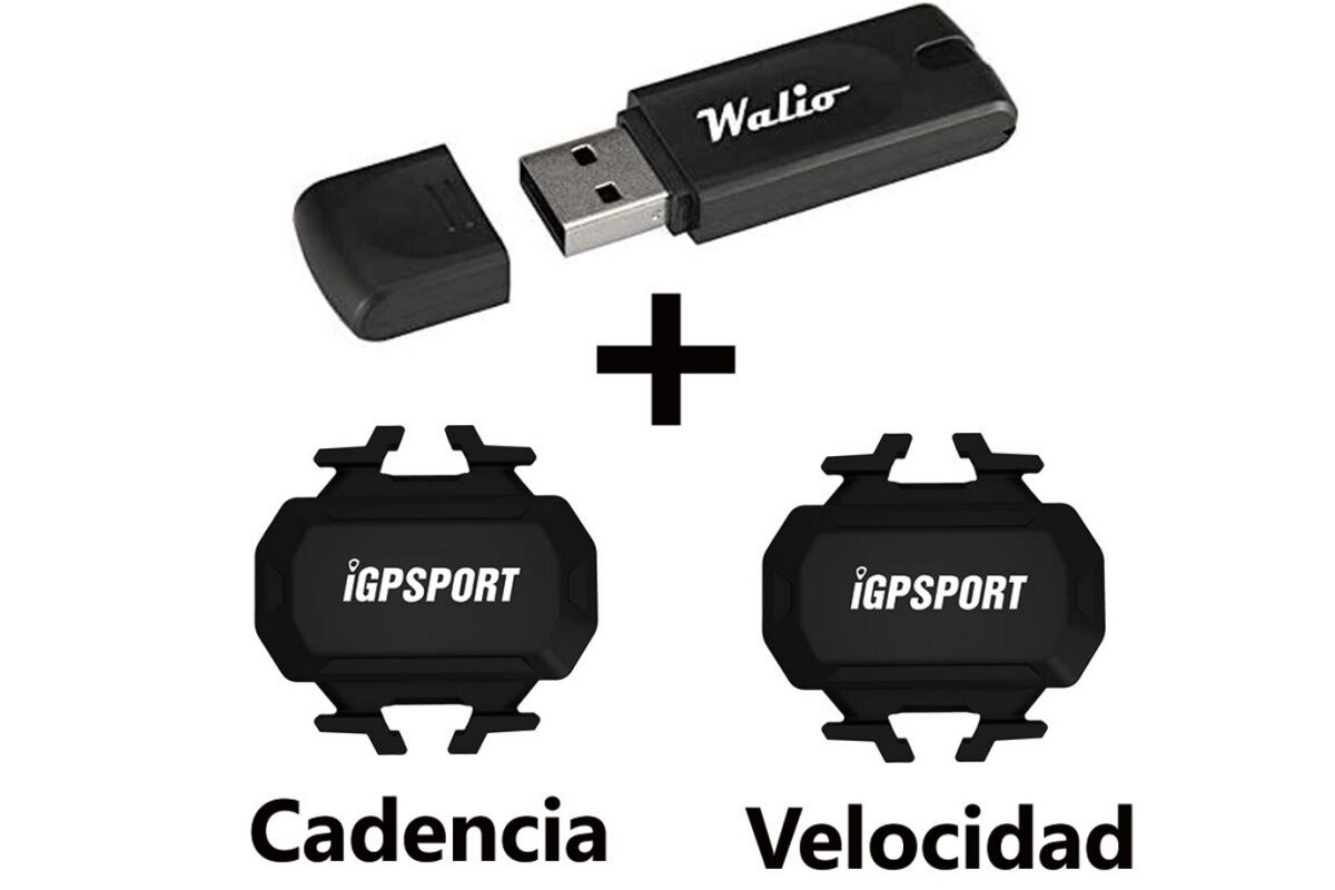 Sensor Cadencia-Velocidad-Receptor ANT-USB
