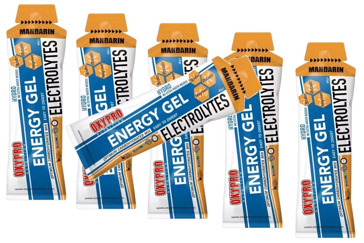 Gel energético OXIPRO - ENERGY Gel líquido - ELECTROLITOS - MANDARINA - Imagen 2