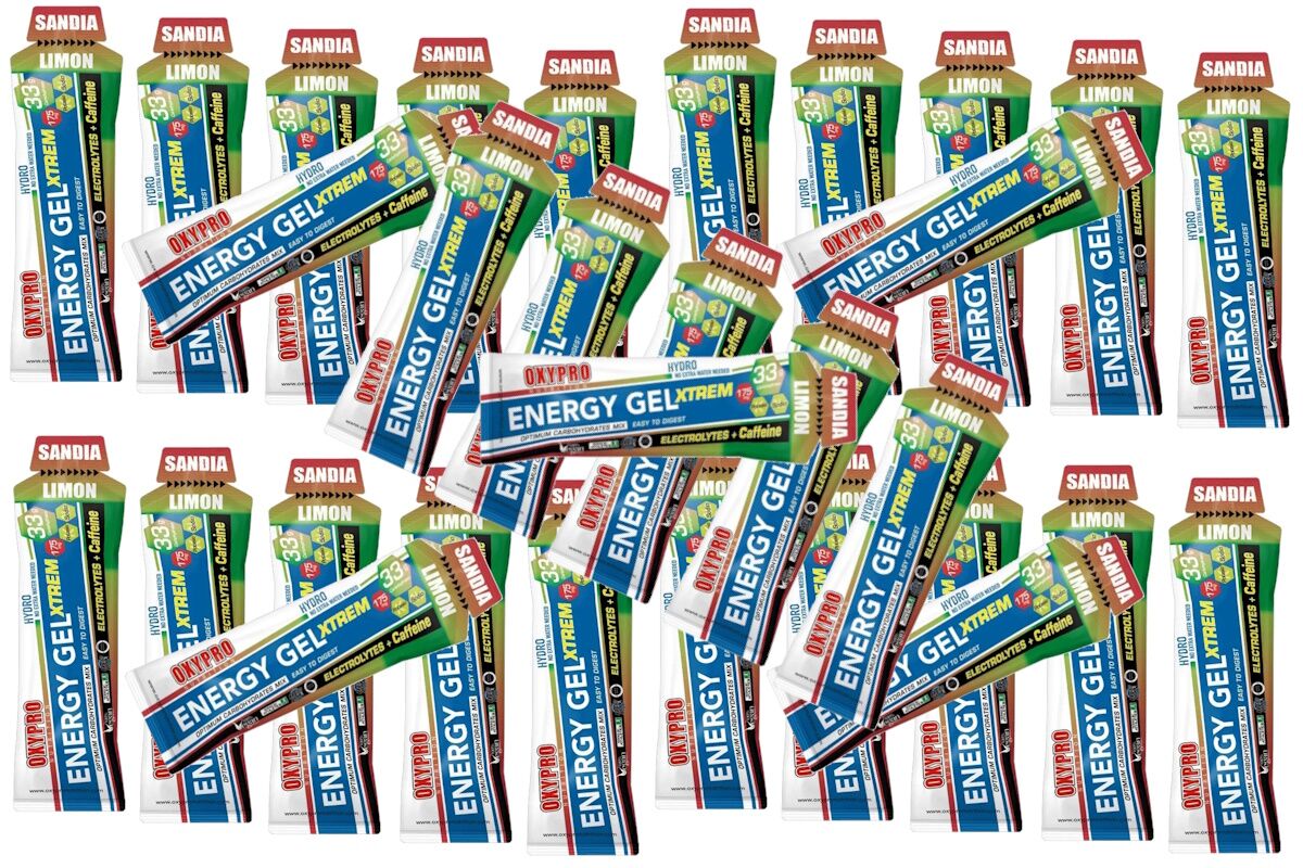 Gel energetico OXIPRO - ENERGY Gel líquido - SANDÍA LIMÓN 176mg CAFEINA + Electrolitos - Imagen 3