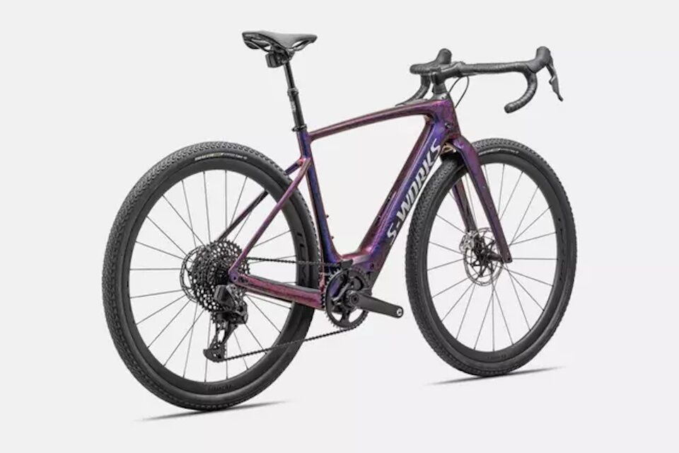 Specialized Turbo Creo 2 S-Works 2025 - Gloss Carbon / Red To Blue Pearl Strata / Satin Liquid Silver - Imagen 3