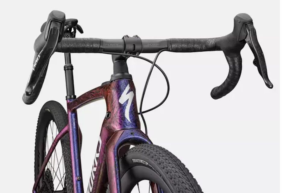 Specialized Turbo Creo 2 S-Works 2025 - Gloss Carbon / Red To Blue Pearl Strata / Satin Liquid Silver - Imagen 4