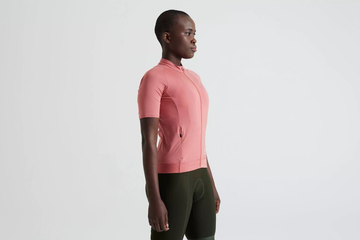 Maillot de Manga Corta Specialized Foundation Mujer – Estilo Brillante, Confort Premium y Distintivo de Calidad para Ciclismo Femenino - Dusty Rose - Imagen 2