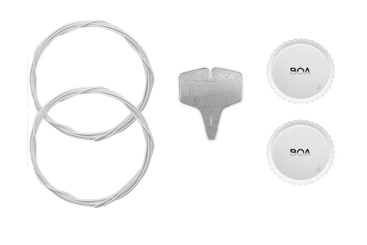 Kit BOA® Li2 Dual Pull Dial A — Recambio de cierres para zapatillas de ciclismo compatibles