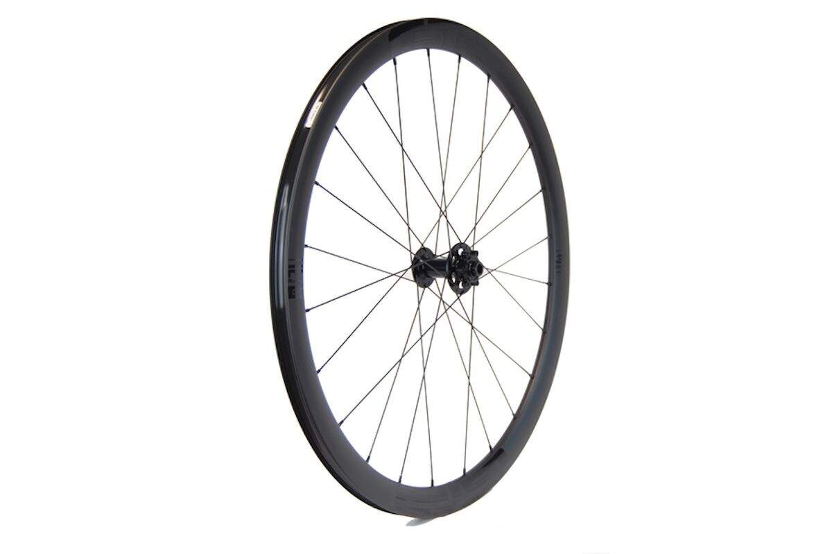 Rueda delantera carbono carretera GTR RR38 Negra Disc 6T