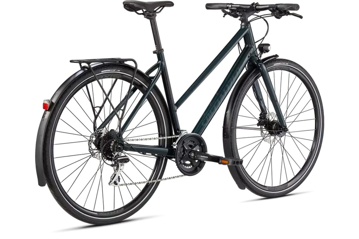Specialized Sirrus 2.0 EQ Step Through 2023 – Bicicleta urbana y cicloturismo, cuadro bajo, frenos hidráulicos, luces por dinamo, oportunidad fuera de temporada - Imagen 3