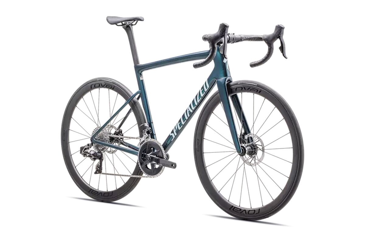 Specialized Tarmac SL8 Expert 2025, Shimano Ultegra Di2, carbono FACT, mejor precio, compra segura oficial. Gloss White / Black Metallic