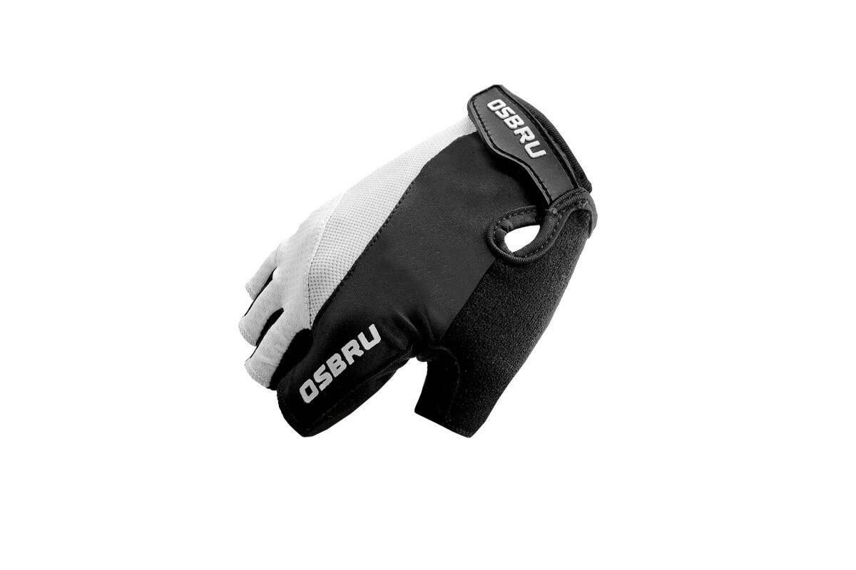 Guantes cortos ciclismo OSBRU CONFORT - Black - Imagen 2