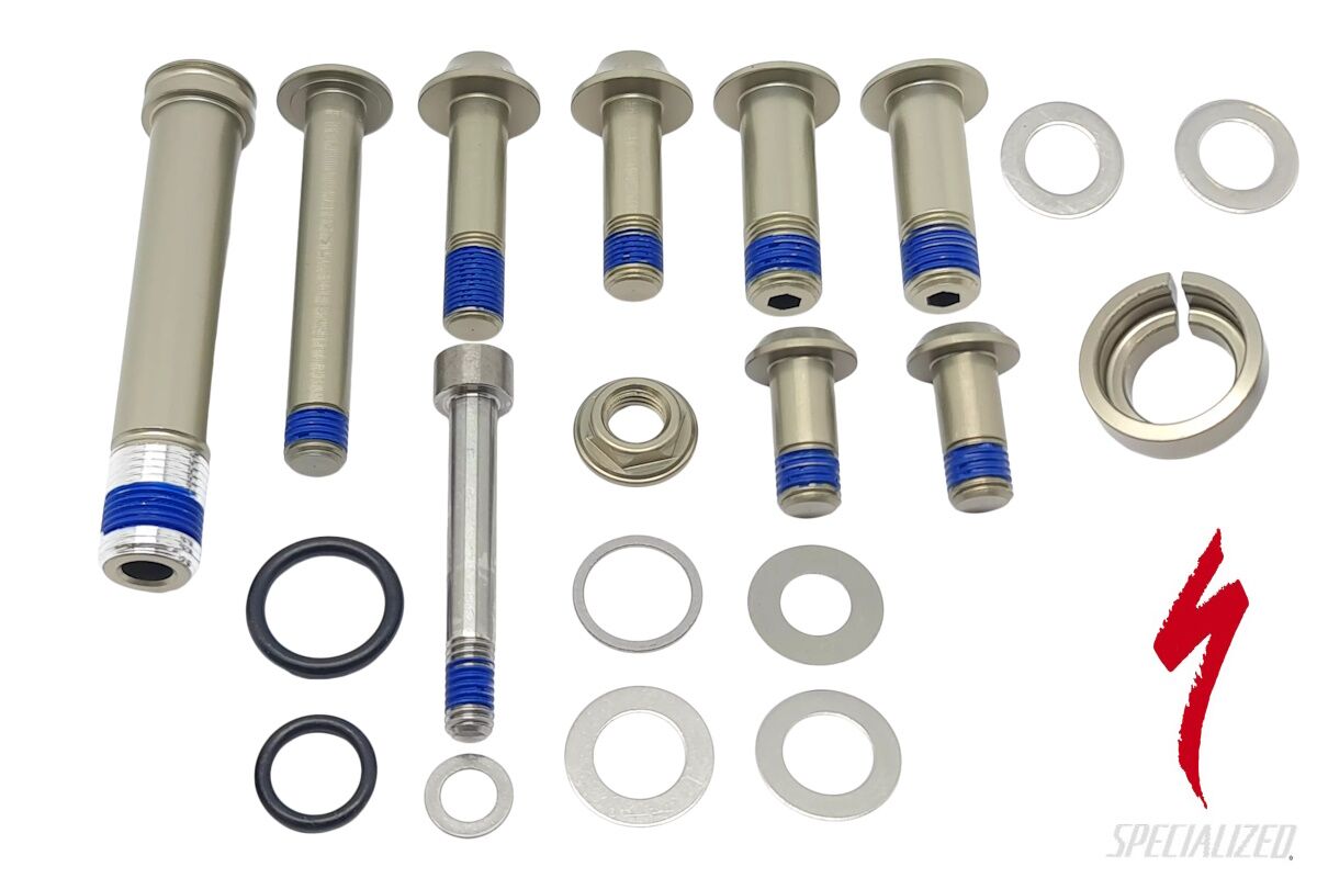 Kit de pernos de pivote de suspensión original Specialized 9891-5255 para Epic FSR 2011-2013, incluye todos los pernos y arandelas necesarios
