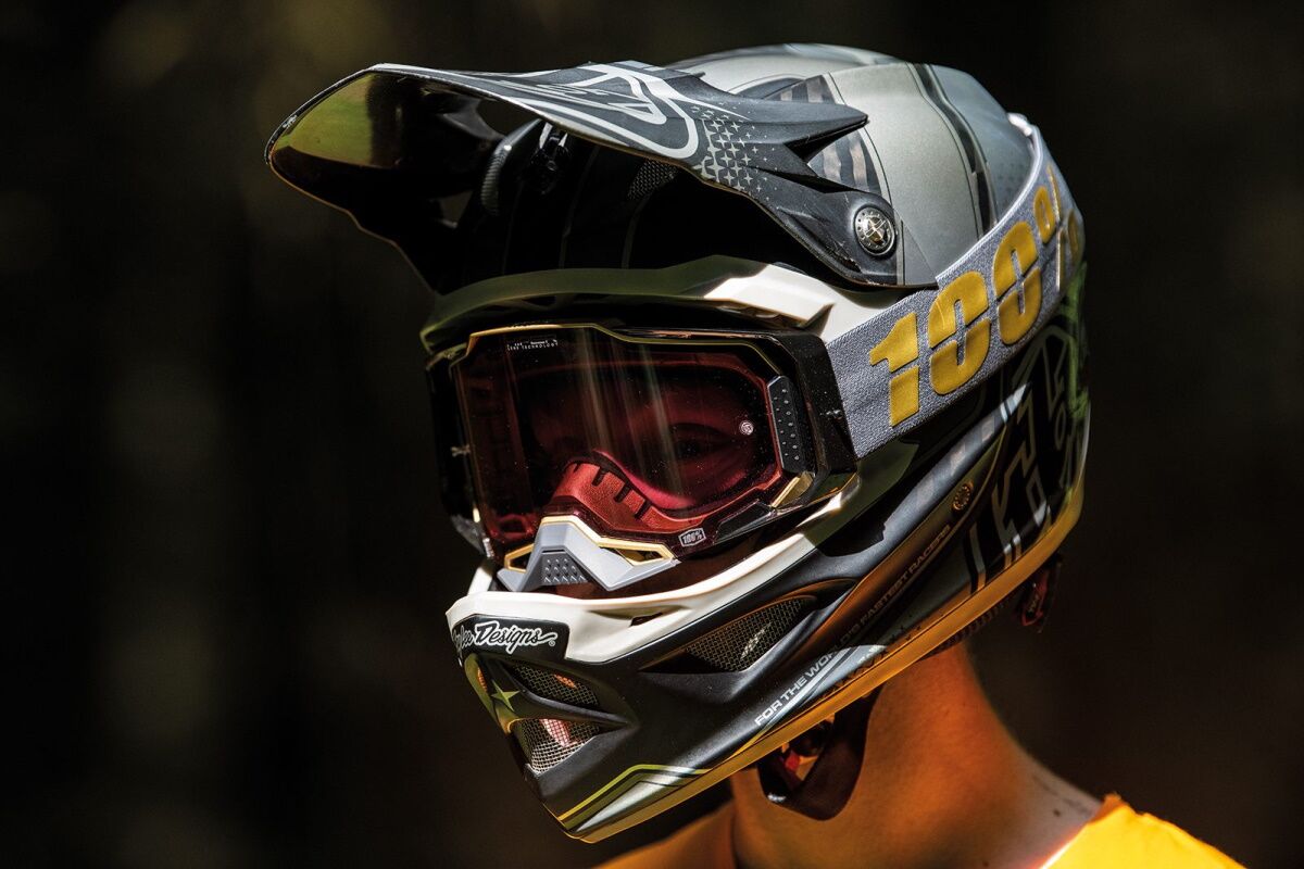 Gafas máscara 100% - ARMEGA® Goggle - Black - Silver Flash Mirror Lens - Imagen 4