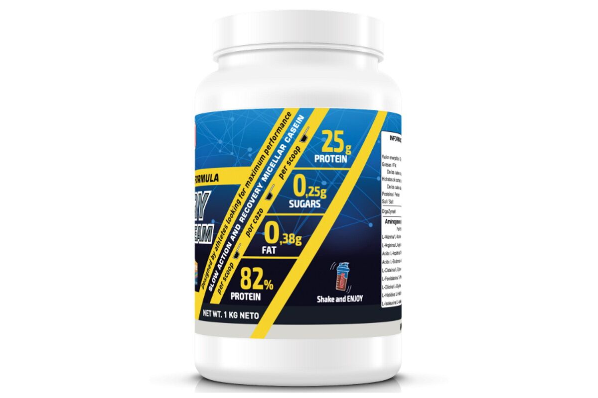 Proteina OXIPRO Night Recovery Cream (Caseina + Digezyme®) - 1000g - Imagen 2