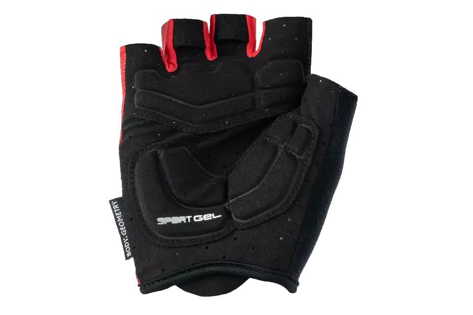 Guantes cortos ciclismo SPECIALIZED SPORT GEL BODY GEOMERY - REd - Imagen 2