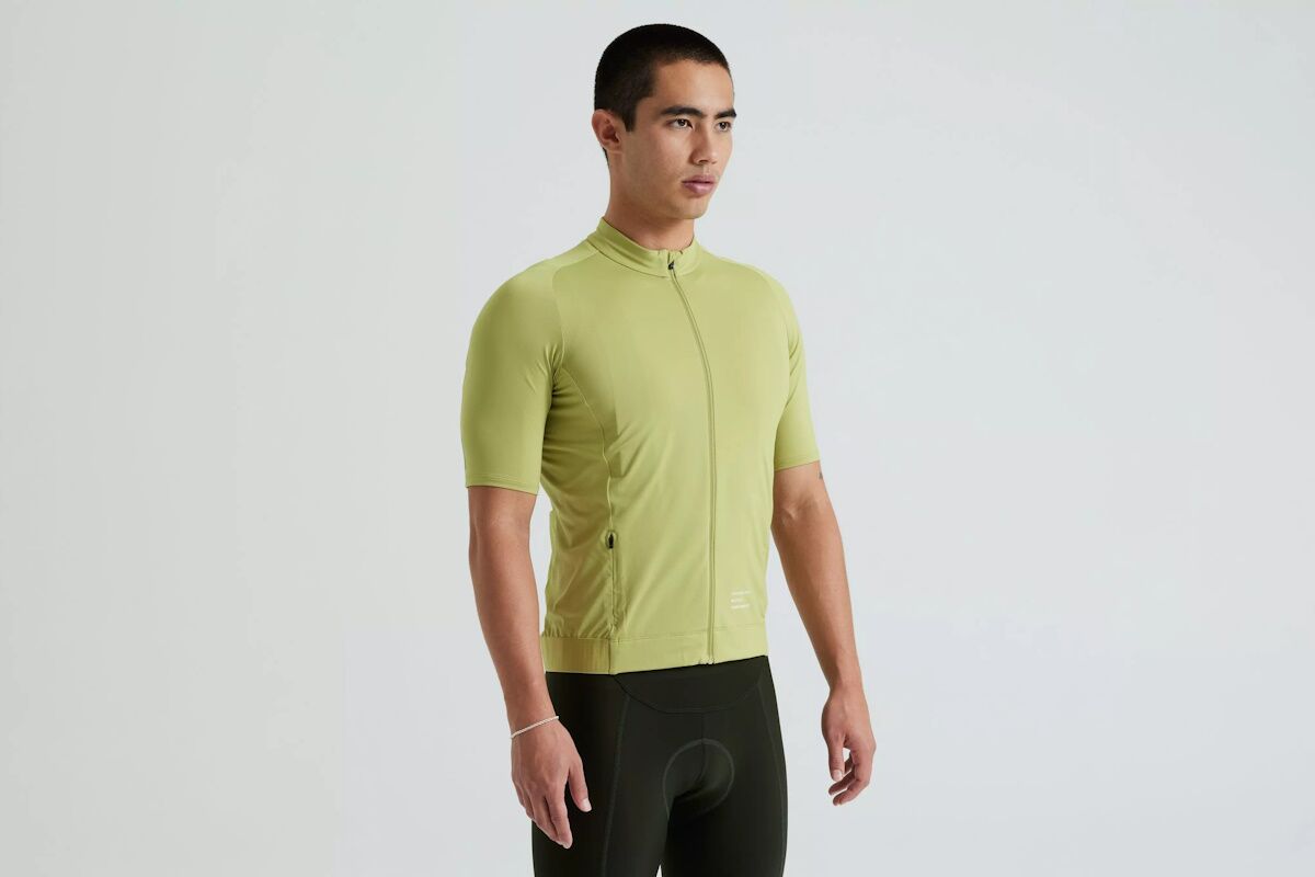 Maillot de Manga Corta Specialized Foundation Hombre – Estilo Brillante, Confort y Sostenibilidad para Ciclistas Exigentes - Olive Green - Imagen 4