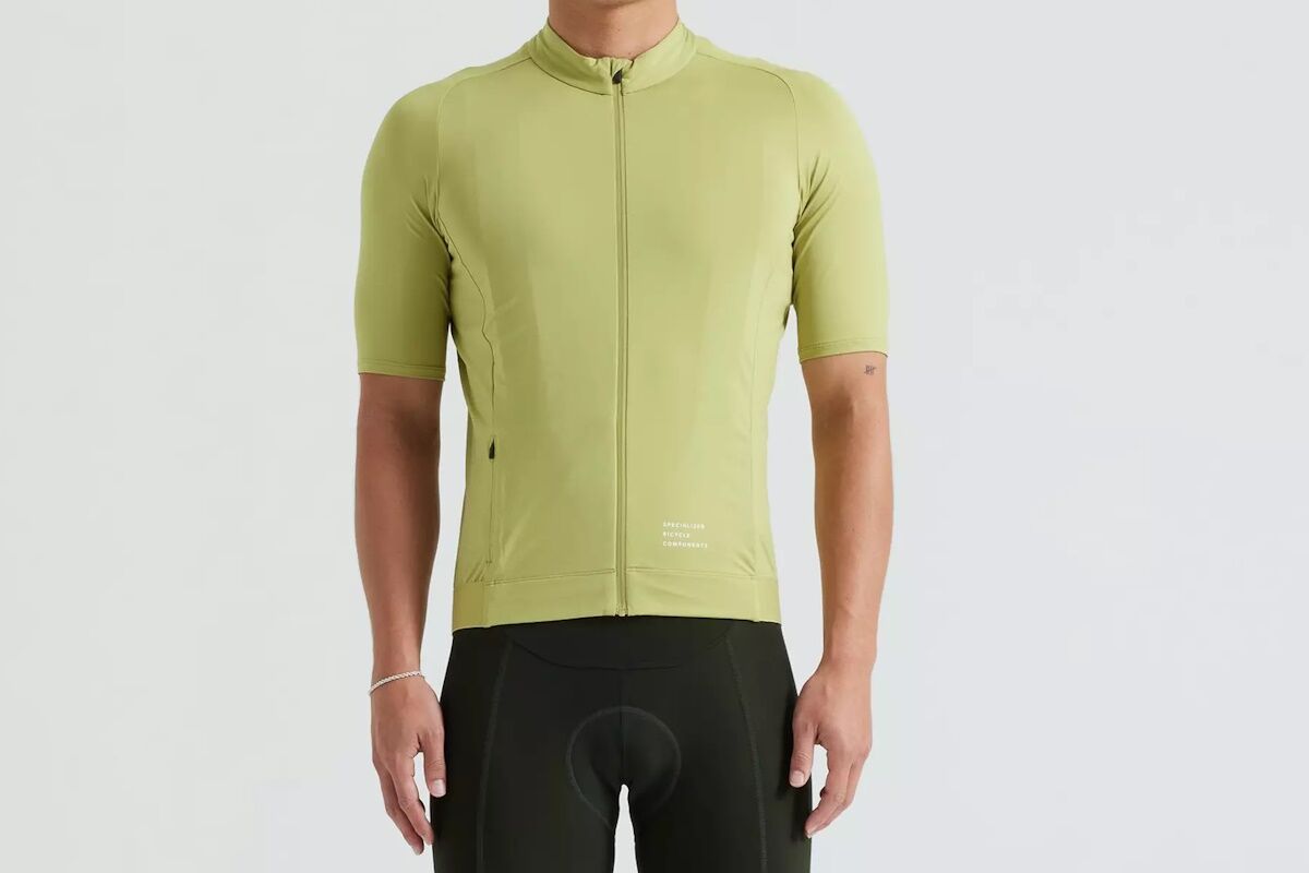 Maillot de Manga Corta Specialized Foundation Hombre – Estilo Brillante, Confort y Sostenibilidad para Ciclistas Exigentes - Olive Green - Imagen 5