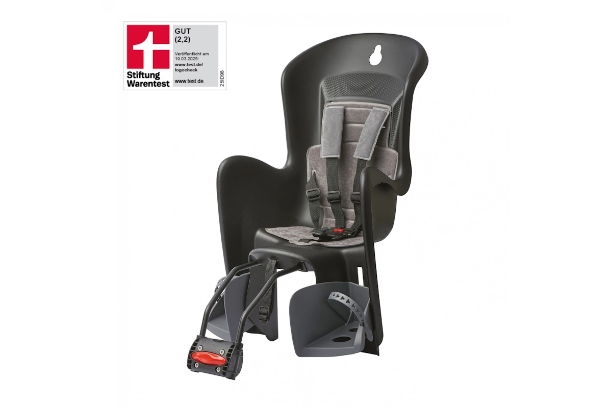 Silla portabebé Polisport Bilby Maxi trasera RS reclinable / FF cuadro / CFS portaequipajes – hasta 22 kg