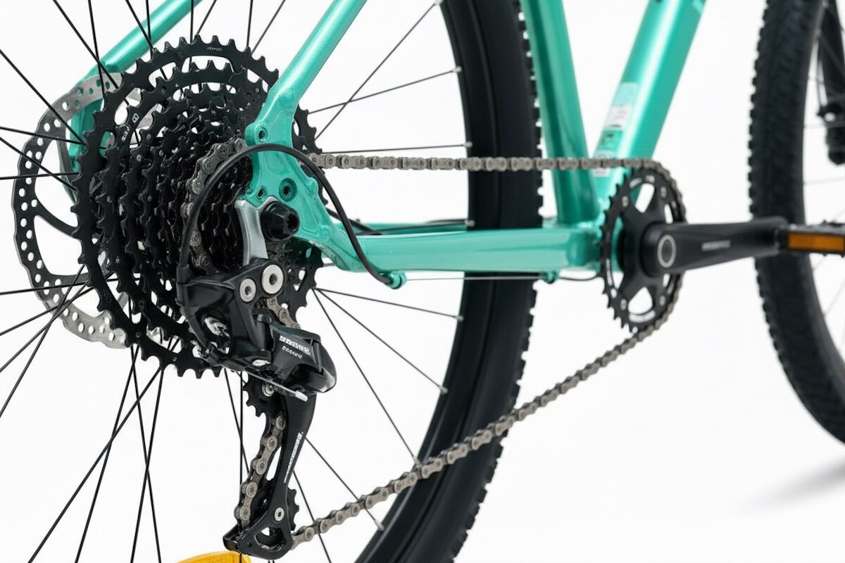 Horquilla de aire + Deore 1x12 | MTB bike WST Poison 12 29″ - Imagen 7