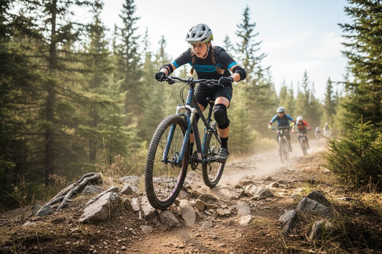WST MTB 24" TZ50 STF – Juvenil con suspensión, Shimano TX35 y mandos ST‑EF51 7V - Imagen 3