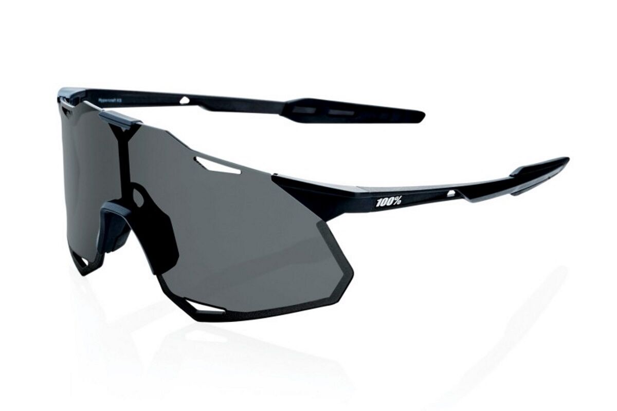 Gafas ciclismo 100% - HYPERCRAFT® XS - Soft Tact Black - Hiper Red Multilayer Mirror Lens