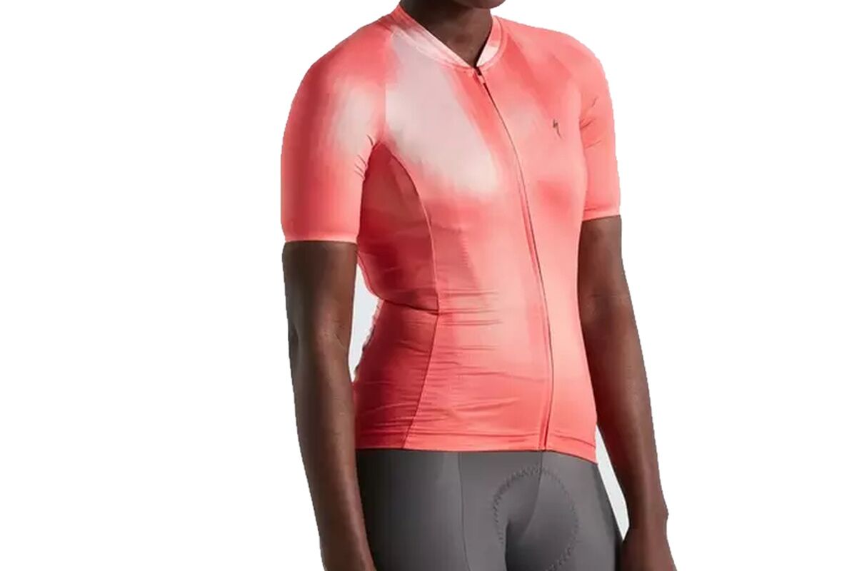 Maillot manga corta SPECIALIZED - SL AIR DISTORTION WMN - VIVID CORAL