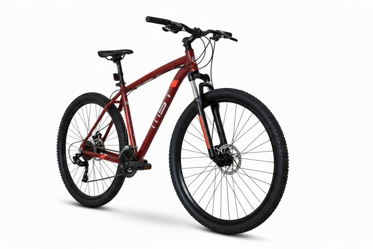 Bici MTB aluminio con freno de disco WST Cosmo 27,5”/29” con disco mecánico y Shimano. Fabricación nacional y repuestos rápidos