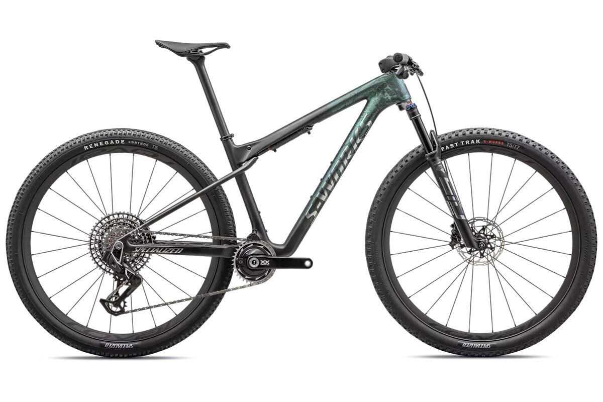 Specialized S-Works Epic World Cup 2025, bicicleta XC carbono, suspensión WCID, horquilla Ultimate, SRAM XX SL AXS, oportunidad modelo anterior