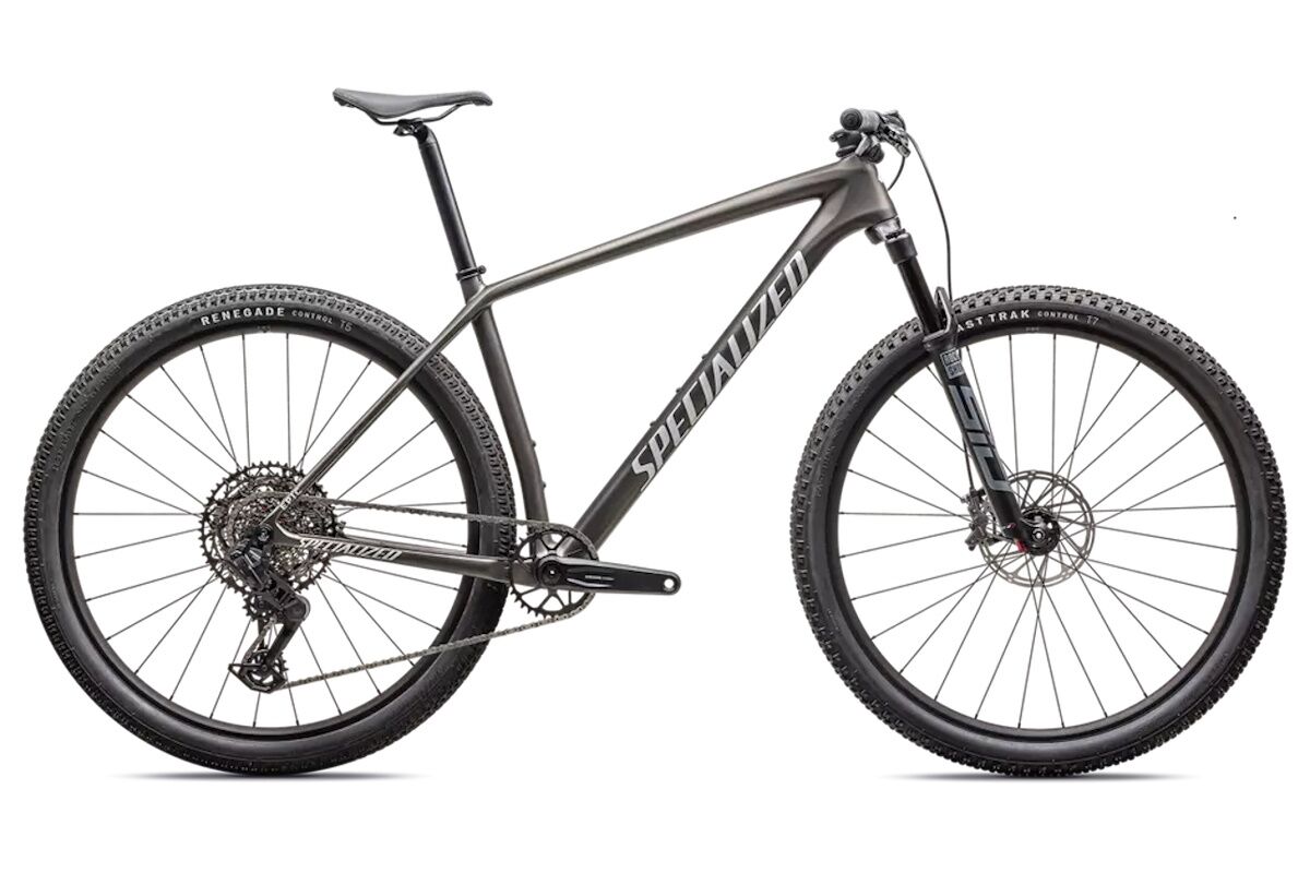 Specialized Epic HT Comp 2025 - Satin Gunmetal / Metallic White Silver