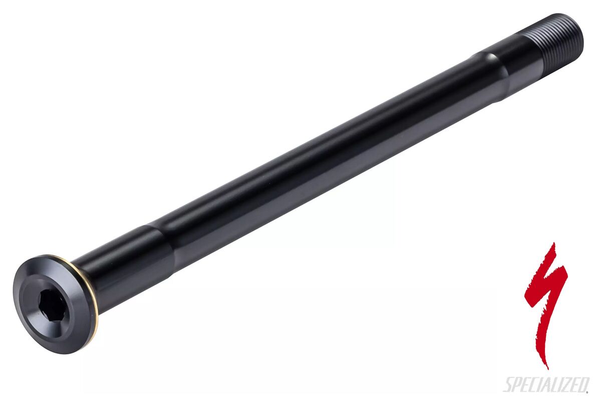 Eje pasante trasero Boost 148x12 mm atornillable, cabeza Allen 6 mm, conicidad mínima, longitud 174,5 mm, paso de rosca M12x1.0P, compatible bicicletas de montaña