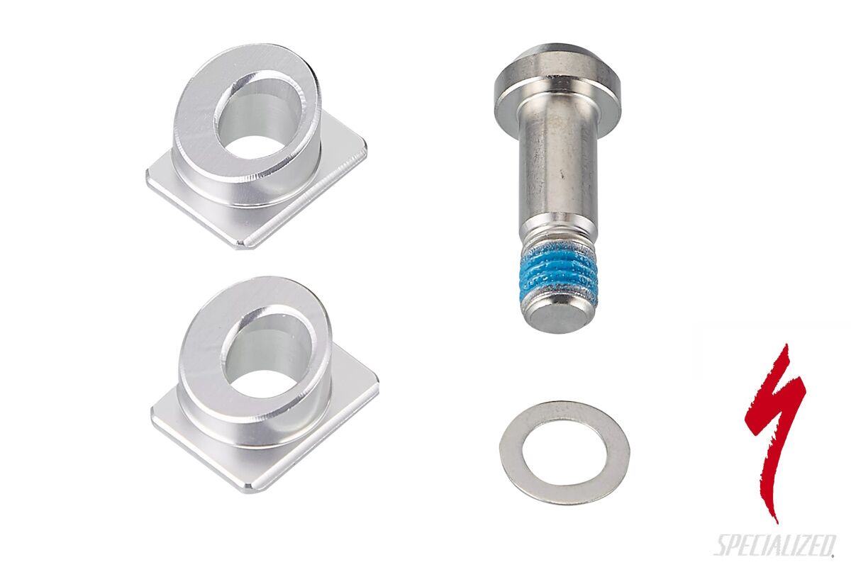 Kit chip invertido y perno de montaje de amortiguador inferior Specialized Epic EVO 2021-2023, repuesto original S204200012.