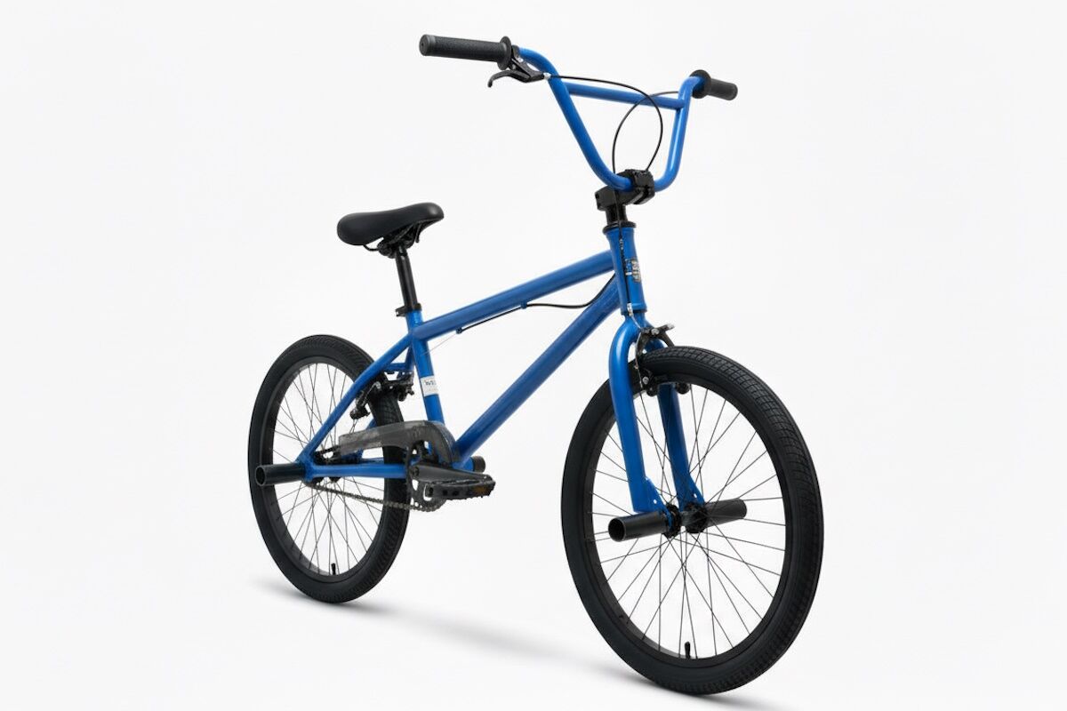 BMX WST 20” española, rotor y eje 14 mm. Segura y resistente. Repuestos locales. Cómprala en TheBike.es. ¡Empieza el freestyle con confianza!